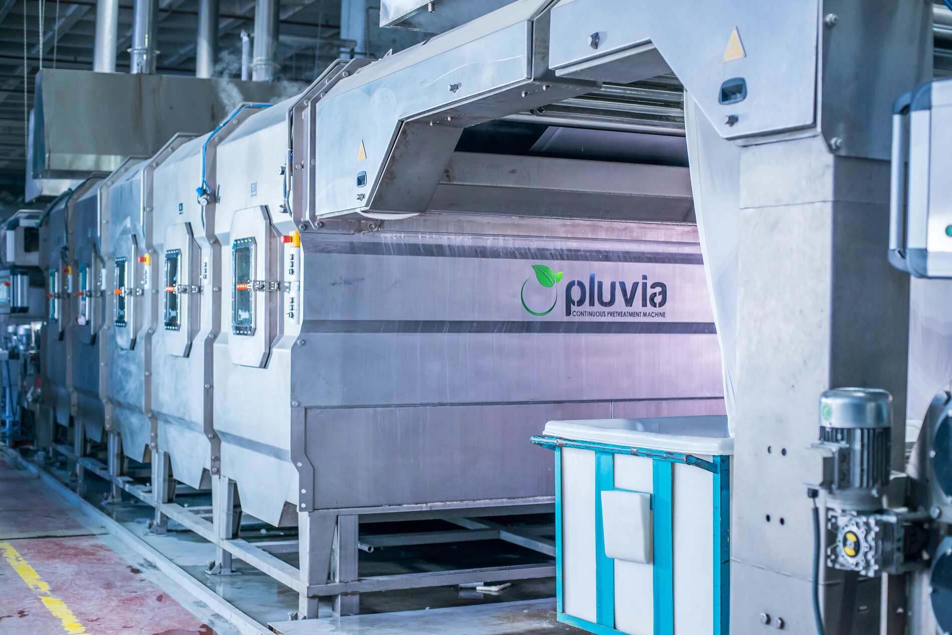 Pluvia Continuous Bleaching Line (PURA) Started to Operate Successfully